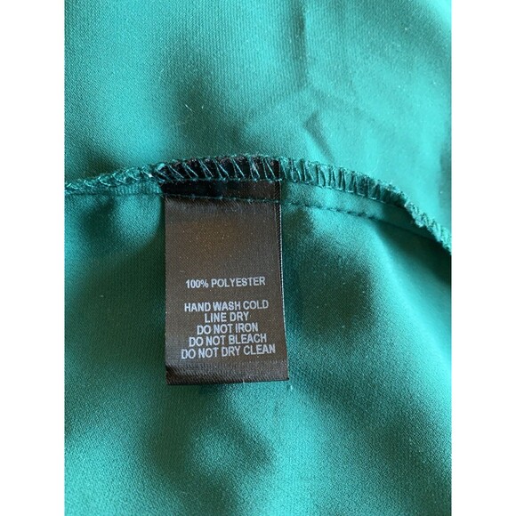 Lulus Green Double Breasted V Neck Office Career Blazer Blouse Women’s Medium - Picture 6 of 7